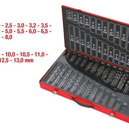 KS TOOLS HSS-G Spiralbohrer-Satz, 230-tlg, 1-13mm ( 330.2650 ) - Toolbrothers