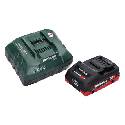 Metabo WVB 18 LTX BL 15-125 Quick amoladora angular sin cable 18 V 125 mm sin escobillas + 1x batería recargable 4,0 Ah + cargador + metaBOX