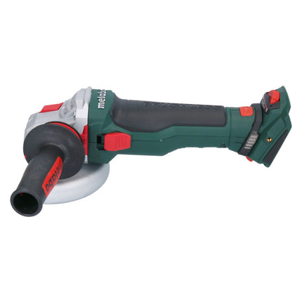 Metabo WVB 18 LTX BL 15-125 Quick Amoladora angular a batería 18 V 125 mm sin escobillas + 2 baterías de 10,0 Ah + cargador + metaBOX