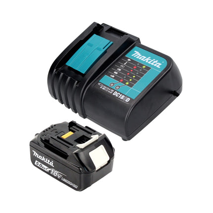 Makita DCM 501 RT Máquina de café a batería portátil + 1x batería de 5,0 Ah y cargador