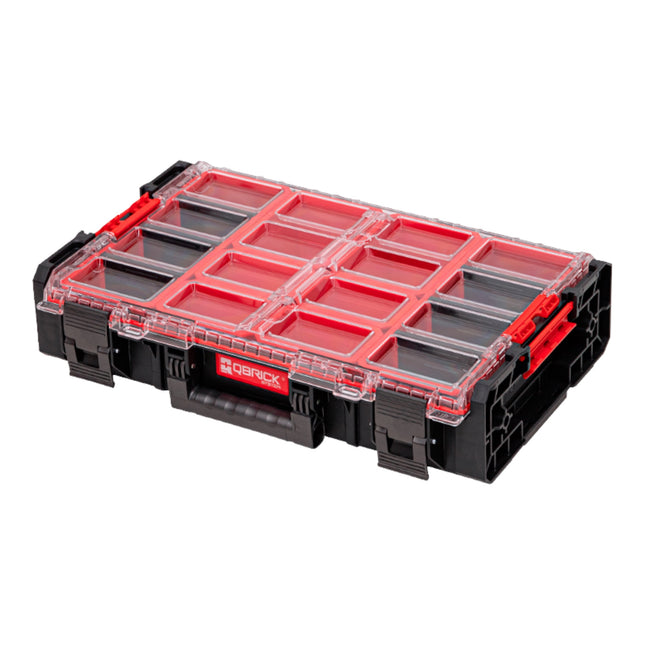 Qbrick System ONE Organiser XL 2.0 stackable 582 x 387 x 131 mm 13.5 l IP66 with 6 inlays and 6 dividers