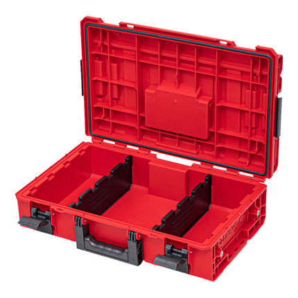 Qbrick System ONE 200 2.0 Vario RED ULTRA HD Custom Mallette à outils modulaire Organiseur 585 x 385 x 190 mm 15,4 l empilable IP66