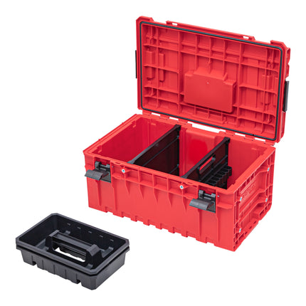 Qbrick System ONE 350 2.0 Vario RED ULTRA HD Maletín de herramientas a medida organizador modular 585 x 385 x 320 mm 38 l apilable IP66