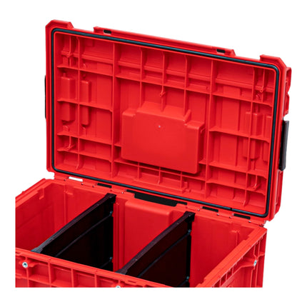 Qbrick System ONE 450 2.0 Vario RED ULTRA HD Maletín de herramientas a medida organizador modular 585 x 385 x 420 mm 52 l apilable IP66