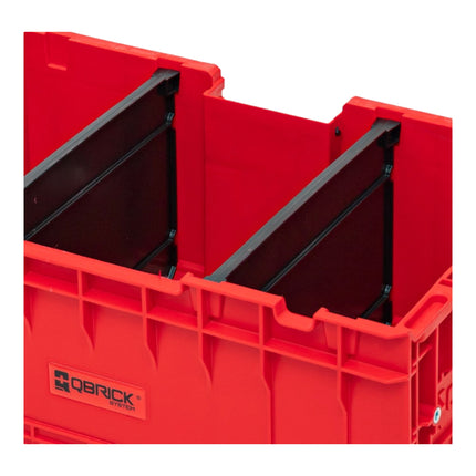 Qbrick System ONE Box 2.0 Plus RED ULTRA HD Niestandardowy pojemnik sztaplowany 576 x 359 x 237 mm 35 l sztaplowany