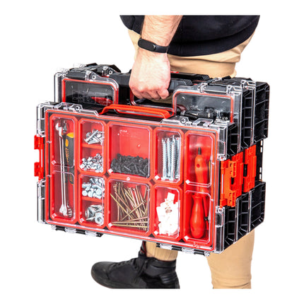 Qbrick System PRO 100 Organizer 452 x 296 x 79 mm 5 l empilable IP54