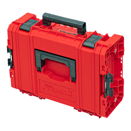 Qbrick System PRO Technik Case 2.0 RED ULTRA HD Custom tool case 450 x 332 x 171 mm 12 litres stackable IP54 with shelf