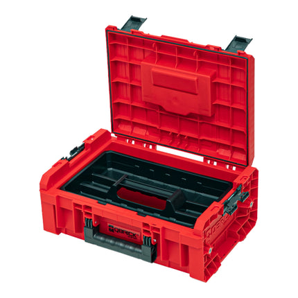 Qbrick System PRO Technik Case 2.0 RED ULTRA HD Custom tool case 450 x 332 x 171 mm 12 litres stackable IP54 with shelf