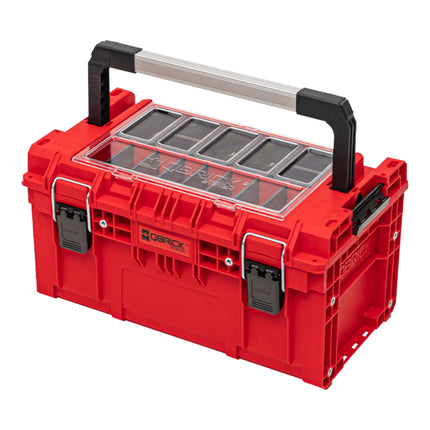 Qbrick System PRIME Toolbox 250 Expert RED ULTRA HD Custom con organizador apilable 535 x 327 x 277 mm 26 l IP66 con 5 embutidos y 10 separadores