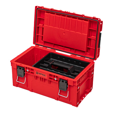 Qbrick System PRIME Toolbox 250 Expert RED ULTRA HD Custom con organizador apilable 535 x 327 x 277 mm 26 l IP66 con 5 embutidos y 10 separadores