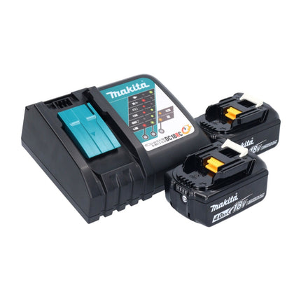 Akumulatorowa szlifierka oscylacyjna Makita DBO 381 RMU 18 V 93 x 185 mm bezszczotkowa + 2x akumulator 4,0 Ah + ładowarka