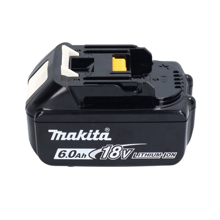 Lijadora vibratoria sin cable Makita DBO 381 G1JU 18 V 93 x 185 mm sin escobillas + 1x batería 6,0 Ah + Makpac - sin cargador