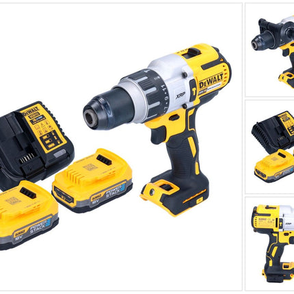 Taladradora percutora sin cable DeWalt DCD 996 E2 18 V 95 Nm sin escobillas + 2x batería 1,7 Ah + cargador