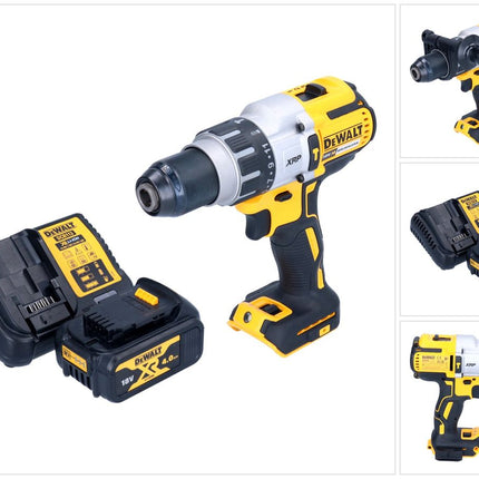 Taladradora de percusión sin cable DeWalt DCD 996 M1 18 V 95 Nm sin escobillas + 1x batería recargable 4,0 Ah + cargador