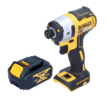 DeWalt DCF 887 N Akku Schlagschrauber 18 V 205 Nm 1/4" Brushless + 1x Akku 4,0 Ah - ohne Ladegerät