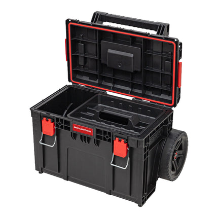 Toolbrothers RHINO XL Cart Plus ECO - Maletín de herramientas móvil 37 l IP66 con doble asa telescópica