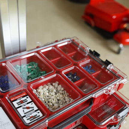 Toolbrothers RHINO L Organizer ULTRA altura M cajas 5 l IP54 con cajas extraíbles