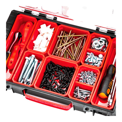 Toolbrothers RHINO L Organizer ECO altura M cajas 5 l IP54 con cajas extraíbles