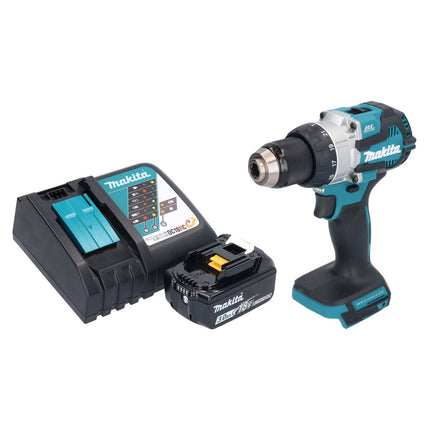 Taladro de percusión sin cable Makita DHP 489 RF1 18 V 73 Nm sin escobillas + 1x batería recargable 3,0 Ah + cargador