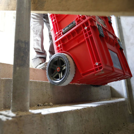 Qbrick System PRO Cart 2.0 Plus RED ULTRA HD empilable 490 x 415 x 660 mm 29 l IP54 poignée télescopique double amovible