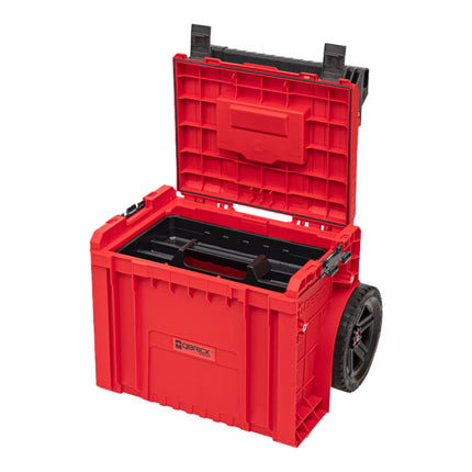 Qbrick System PRO Cart 2.0 Plus RED ULTRA HD empilable 490 x 415 x 660 mm 29 l IP54 poignée télescopique double amovible
