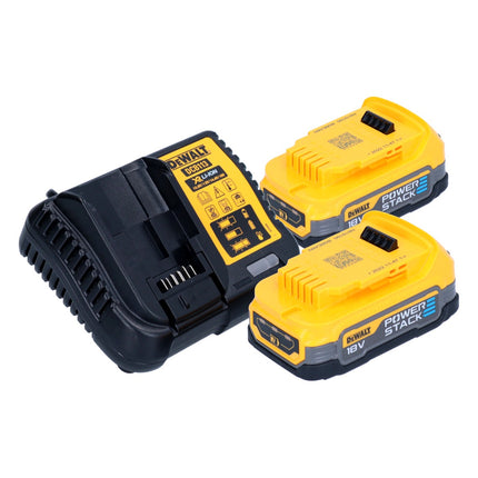 Sierra circular sin cable DeWalt DCS 565 E2 18 V 165 mm sin escobillas + 2x batería Powerstack 1,7 Ah + cargador