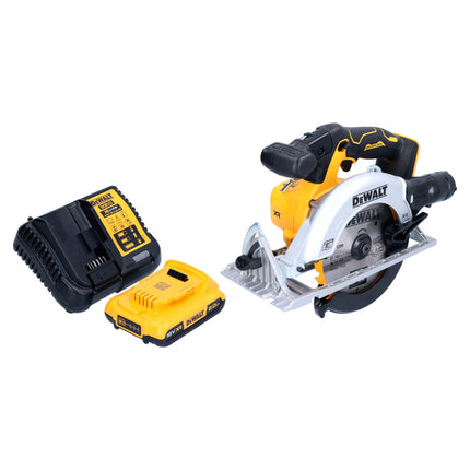 Sega circolare a batteria DeWalt DCS 565 D1 18 V 165 mm brushless + 1x batteria 2,0 Ah + caricabatterie