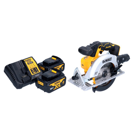 DeWalt DCS 565 M2 cordless circular saw 18 V 165 mm brushless + 2x battery 4.0 Ah + charger
