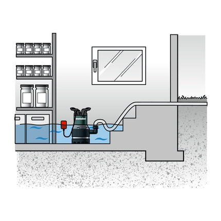 Metabo TPS 14000 S COMBI Pompa sommersa combinata ( 0251400000 ) 770 Watt portata 14000 l/h