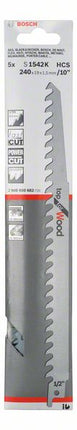BOSCH Reciprocating saw blade S 1542 K Length 240 mm Width 19 mm ( 8000343821 )
