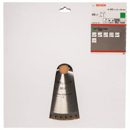 BOSCH circular saw blade Optiline Wood Outer Ø 305 mm Number of teeth 60 WZ/N ( 8000342028 )