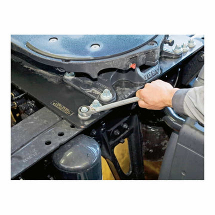 HAZET ratchet ring spanner set 606/5 5-piece spanner widths 8-19 mm ( 4000822600 )