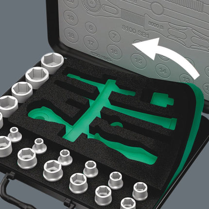 WERA Zyklop Speed 37-piece socket spanner set 1/2 ″ ( 4000820578 )