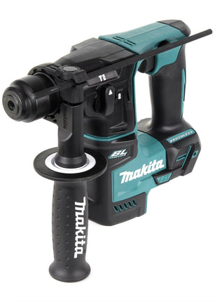 Makita DHR 171 Z Akku Bohrhammer 18 V 1,2 J SDS-Plus Brushless + Makita 183W49-4 Transportkoffer 480 x 320 x 140 mm + 65 tlg. SDS-plus Zubehör Set