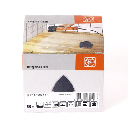 FEIN Delta Schleifblätter ungelocht 60er Kornung mit Klett 150 Stück - Toolbrothers