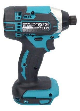 Makita DTD 152 SF1J-R Avvitatore a impulsi a batteria 18 V 165 Nm 1/4" + 1x batteria ricaricabile 3,0 Ah + caricatore + RHINO