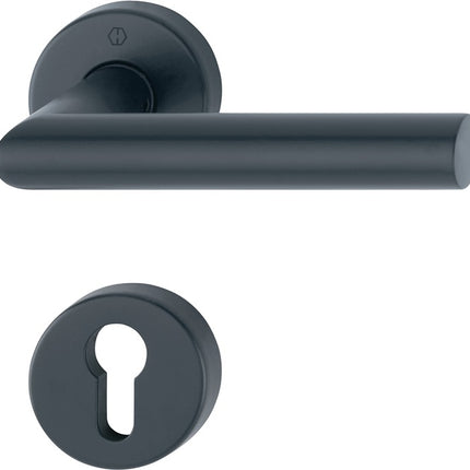 HOPPE Garniture à rosette Amsterdam E1400Z/42KV/42KVS Acier inoxydable F9714M ( 3000209762 )