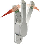 DENI VARIO door handle DIN left / right silver anodised ( 3000255656 )