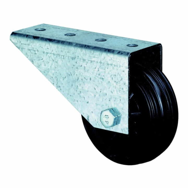 BS ROLLEN Gate pedestal castor Wheel Ø 80 mm Load capacity 50 kg ( 3000256978 )