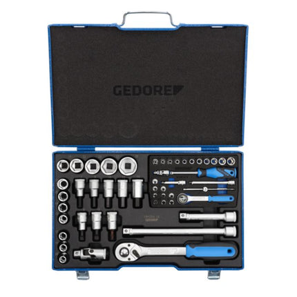 Set di chiavi a bussola GEDORE 19 V20U-10 50 pezzi 1/4 + 1/2 ″ ( 4000820550 )
