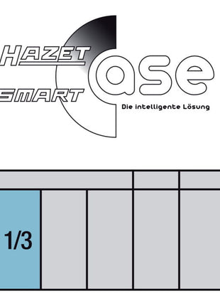 HAZET Jeu de clés à douille 954N 44 pièces 1/2 po. ( 4000822784 )