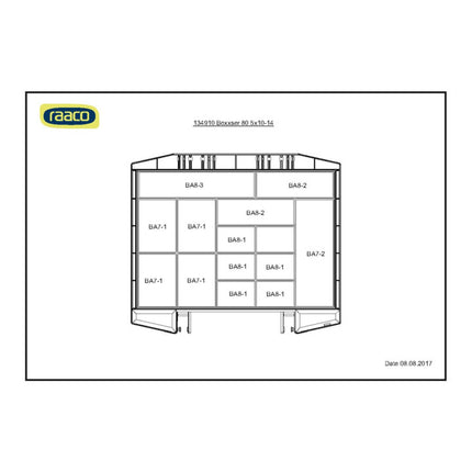 RAACO Mallette de rangement boxxser l.421xP361xH78 mm ( 4000871553 )