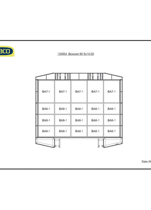 RAACO Sortimentskoffer boxxser B421xT361xH78mm ( 4000871554 )