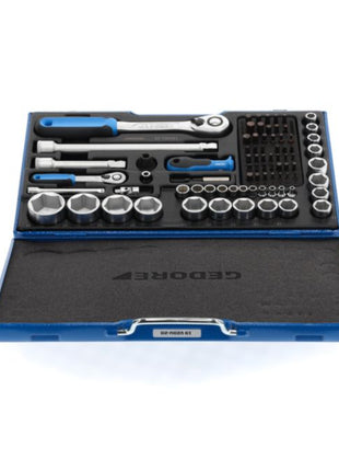 GEDORE Jeu de clés à douille 19 V20U-20 81 pièces 1/4 + 1/2 po. ( 4000880519 )