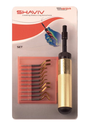 SHAVIV deburring set Golden Flex Set E ( 4114540070 )