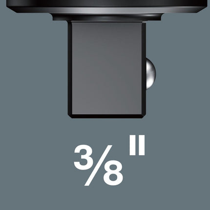 WERA Socket ratchet 7772 B 3/8 ″ 9 x 12 mm ( 8000377364 )