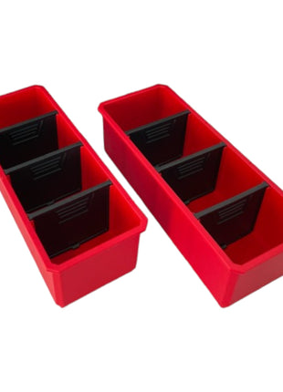 Zestaw pojemników systemowych Qbrick nr 5 Ściana warsztatowa 39 x 35 cm z 2 pojemnikami dla ONE 200 Basic / Profi / Technik i ONE Organiser XL