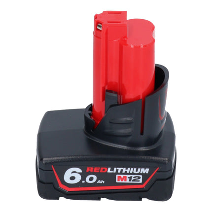 Milwaukee M12 FDGS-601 Meuleuse droite sans fil 12 V 6 / 8 mm Brushless + 1x batterie 6,0 Ah - sans chargeur