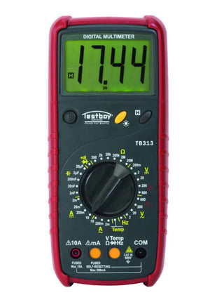 TESTBOY Digitalmultimeter Testboy 313 0-600 V AC, 0-600 V DC ( 4000828931 )