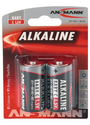 Batteria ANSMANN 1,5 V C-AM2-Baby 7000 mAh ( 4000901828 )